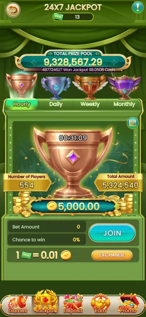 Jackpot Rewards