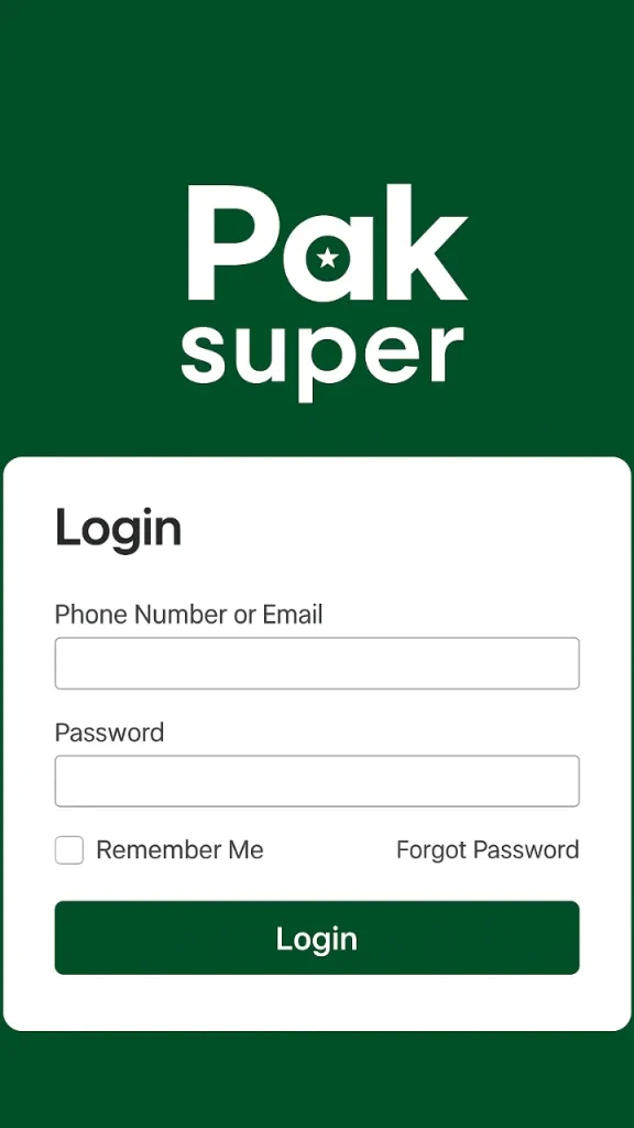 Pak Super Game Login